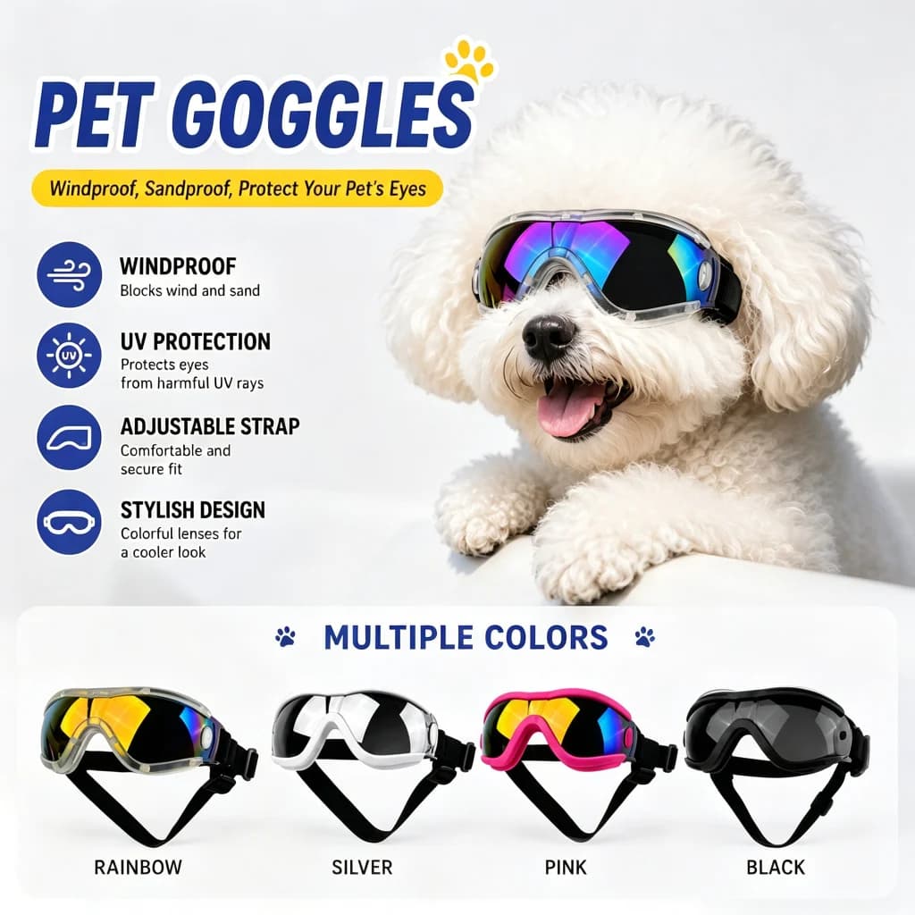 Motorcycle Motocross Goggles New MX Moto Dirt Bike ATV Ski Outdoor Sports Glasses Helmet Cycling Scooter Googles Mask for Cyclin