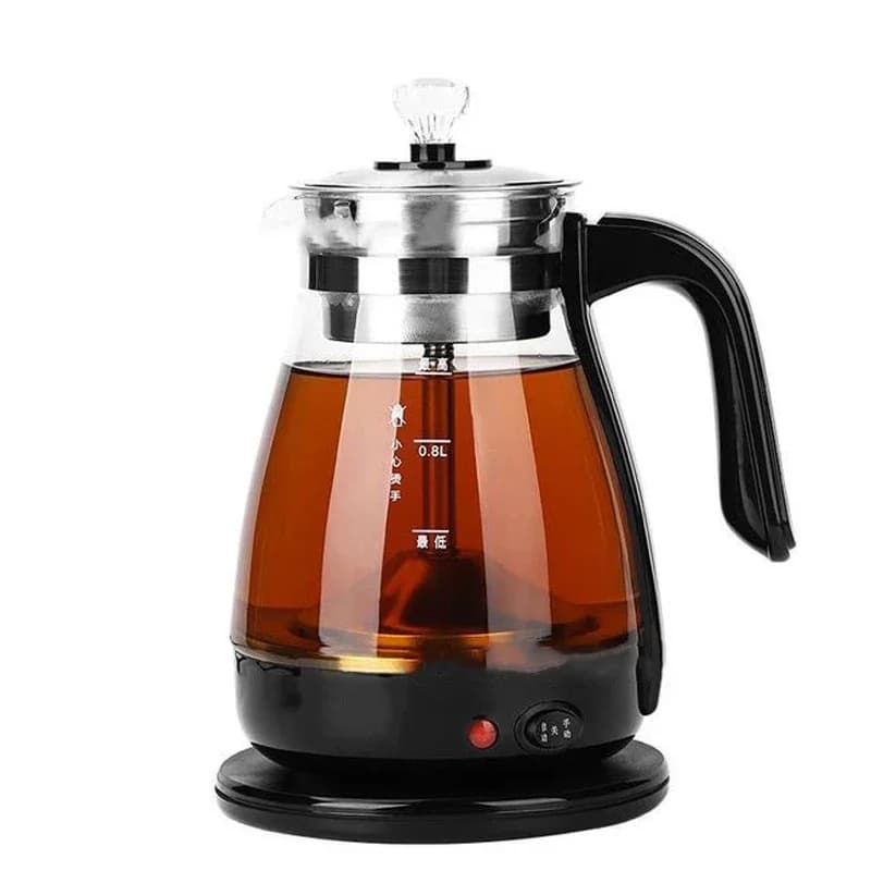 220V Glass Teapot Fully automatic steam tea maker health tea pot Steam Thermopot 1L Teapots Electric Kettle Kitchen Appliances