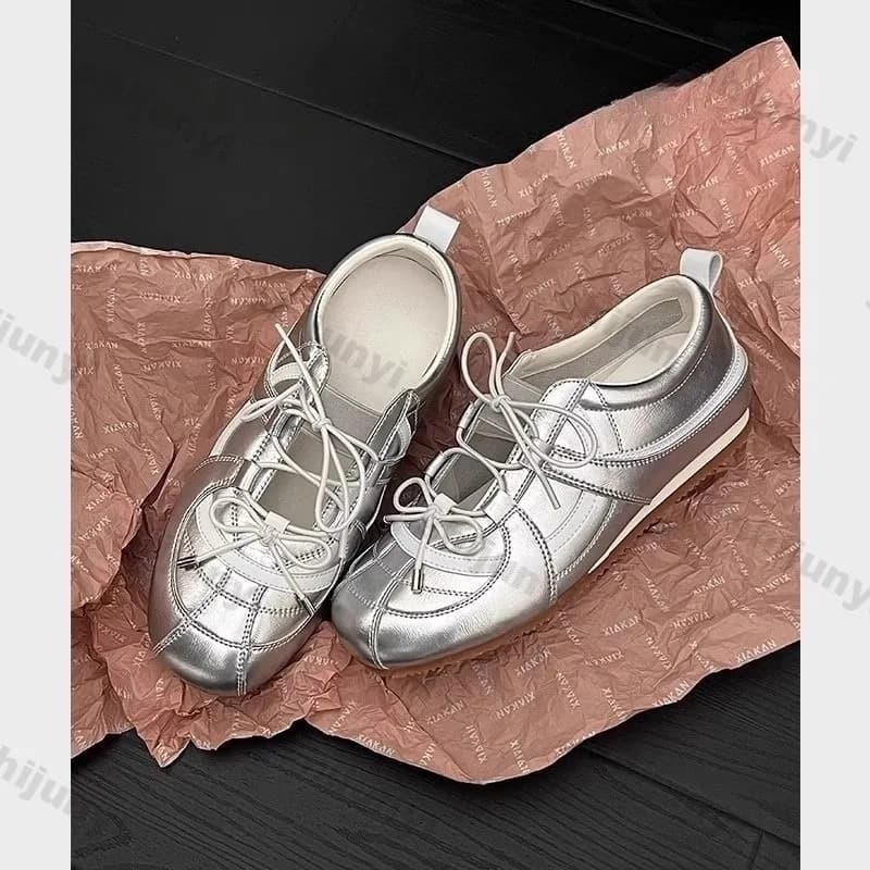 New Arrivals Summer 2026: Women's Sneakers with Inner Rialley, Anti-slip, Woven Resistant, Fashion Casual Shoes with Butterfly Bow