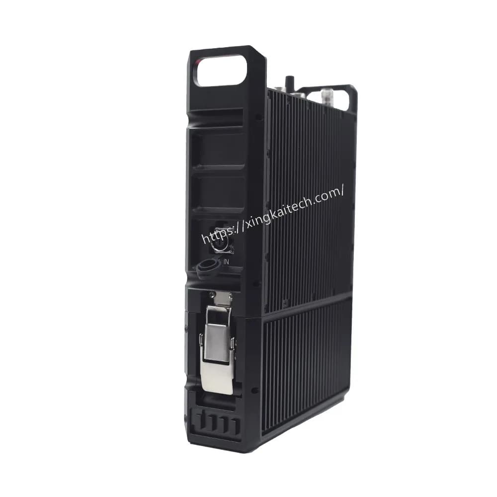 Xingkaitech Backpack 300Mhz-6G Band Broadband Customizable Wireless 2*10W Mesh Radio AD Hoc Network Wifi Repeater