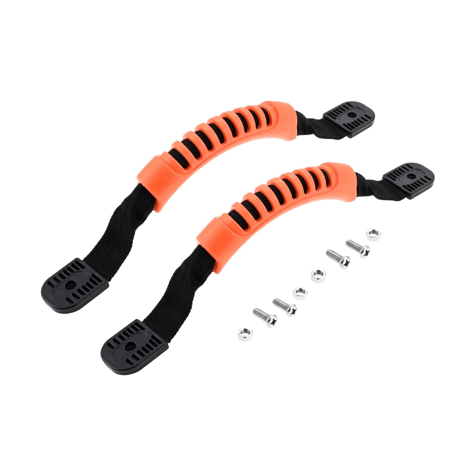 2/4 set maniglie per il trasporto per kayak a foro singolo PVC + PP maniglia scanalata antiscivolo per pagaia per kayak tandem/porta per valigie per kayak oceanico