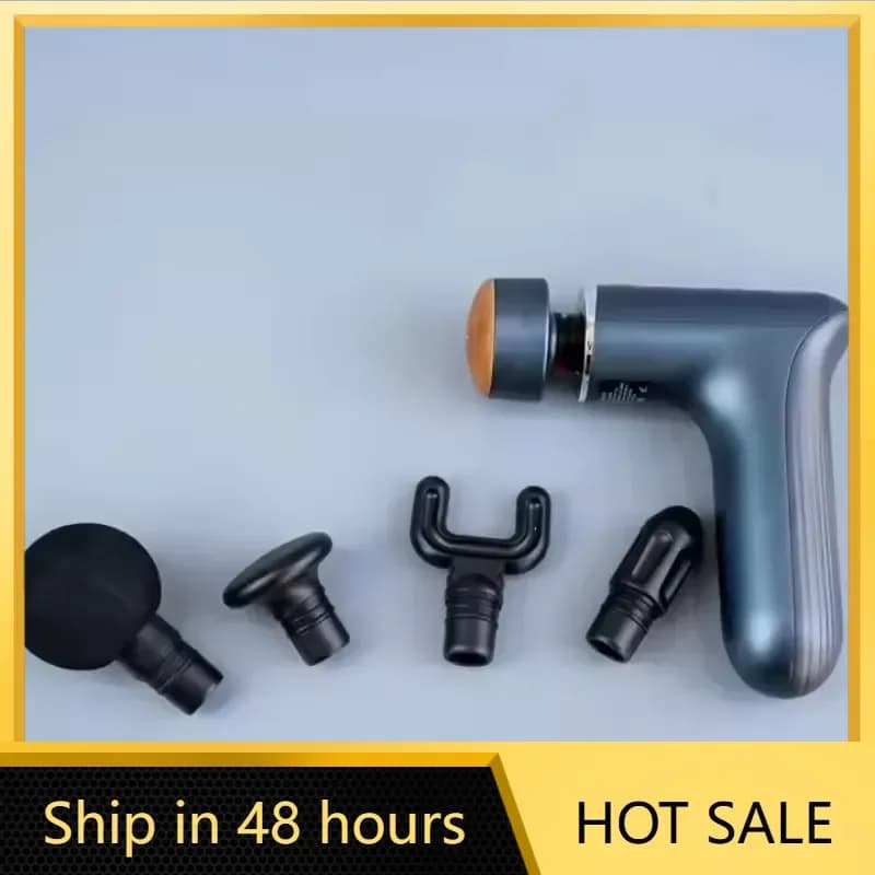 ZYDSY Handheld Rechargeable Fascial Muscle Massage Gun- for Body and Head Vibration Massage with Heat Feature