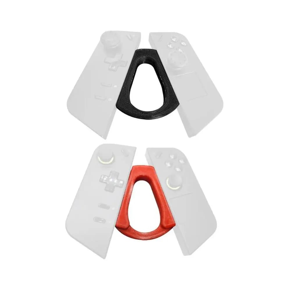 Staffa a forma di triangolo per legione Go Supporto per controller Maniglia per impugnatura Supporto per controller Gamepad Accessori per giochi Rosso Nero