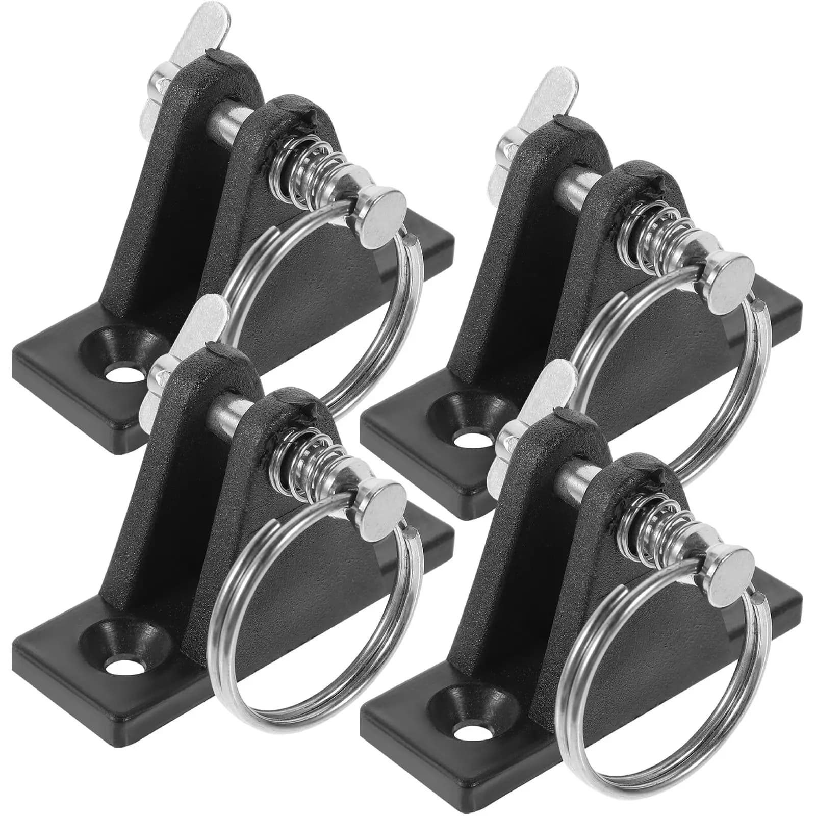 4 pezzi durevoli in nylon cerniere per ponte per barche perno in acciaio inossidabile Bimini top accessori tende da sole raccordi per tetto kayak ancore scorrevoli