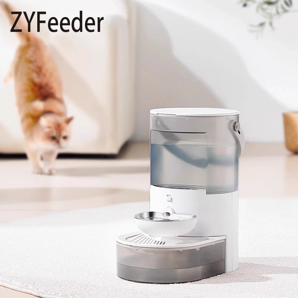 Distributore d'acqua per gatti di base tipo WiFi purificazione e separazione distributore d'acqua intelligente per cani gatto scarico automatico senza filtri