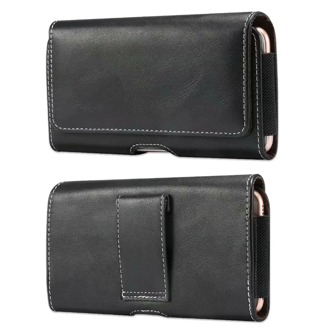Custodia magnetica in pelle con clip da cintura per uomo marsupio per iPhone 16 15 14 13 12 11 Pro Max XR XS SE 7 8 Plus custodia per fondina