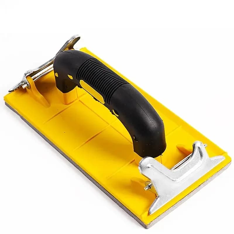 Blocco di levigatura Supporto per carta vetrata Levigatrice a mano per parete a secco con manico nero antiscivolo, levigatrice manuale per legno, manualelijadora