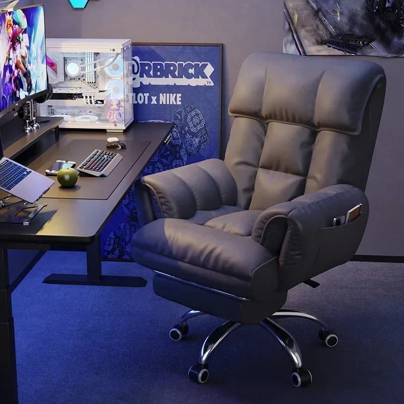 Sedia da ufficio per computer, girevole, di lusso, ergonomica, comoda, per gaming, reclinabile, Cadeiras De Escritorio, arredamento per la casa