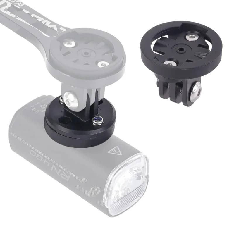 Bicycle Camera Light Adapter for Garmin Bike Computer Support for Gopro Bracket Adapter Fixing Base Connecting Seat