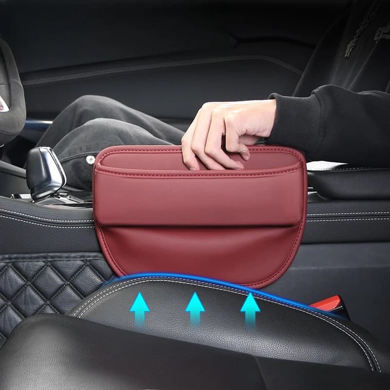 Multifunctional Car Seat Crevice Storage Box Vehicle Gap Organizer Pocket Holder Auto Interior Accessory for Small Items Storage
