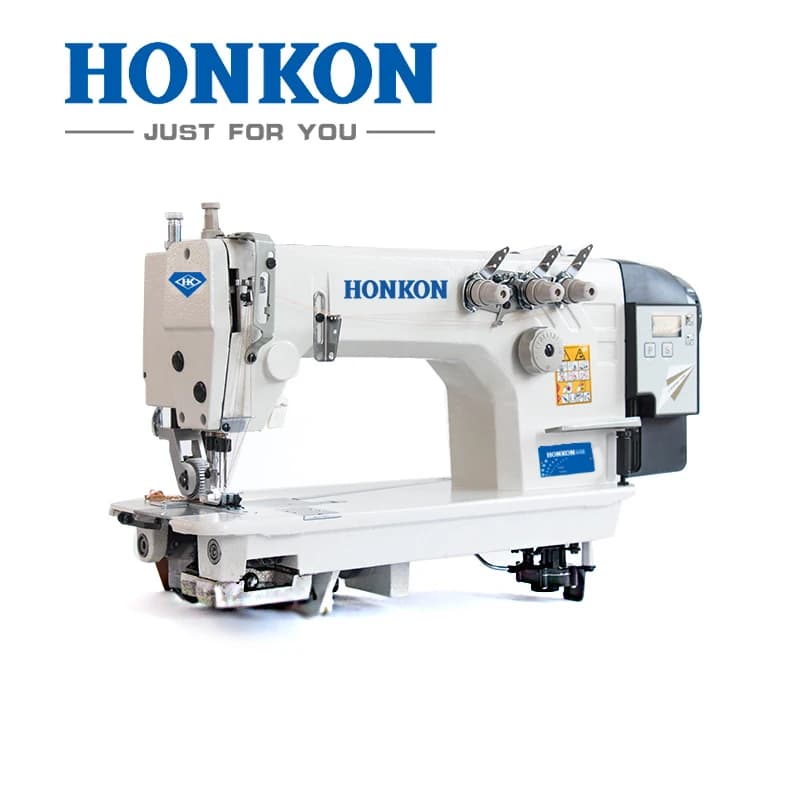 HK-3800-D Direct Drive High Speed Three Needle Machine Chain Stitch Industrial Sewing Machine