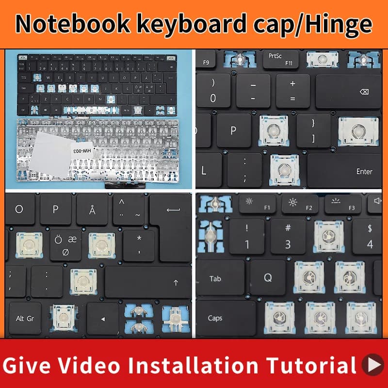 Di ricambio Per HUAWEI Matebook13/E/D14/16XPro/D14SE/GT14/D16 MateBook GT 14 X Pro 16S 2021 2023 tastiera del computer portatile chiave cap cerniera