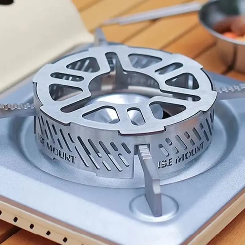 Windscreen for outdoor stove Portable camping ring Windscreen Cooking rings for camping picnics resistant to high temperatures