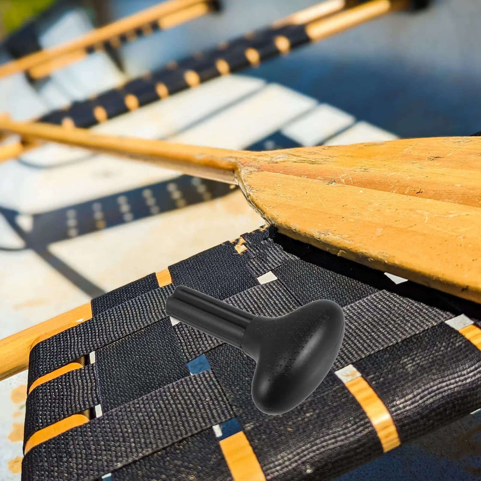Manico di Ricambio Leggero in Plastica per Pagaia, Impugnatura Dritta Fissa Antiscivolo Ergonomica per Kayak, Canoa, Barca, Accessori per Surf