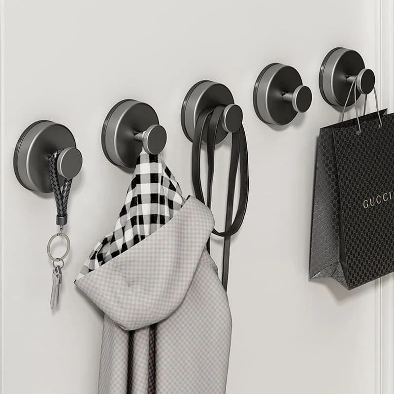 Ganci a ventosa riutilizzabili impermeabili per bagno, appendiabiti, grembiuli, asciugamani, ganci organizer per cucina e bagno, accessori