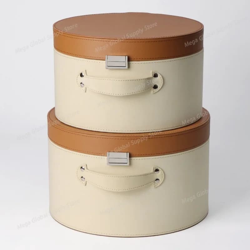 Leather Storage Box Clothes Organizer Boxes Closet Accessory Organization Case Luxury Bedroom Organizing Cases Room Furniture
