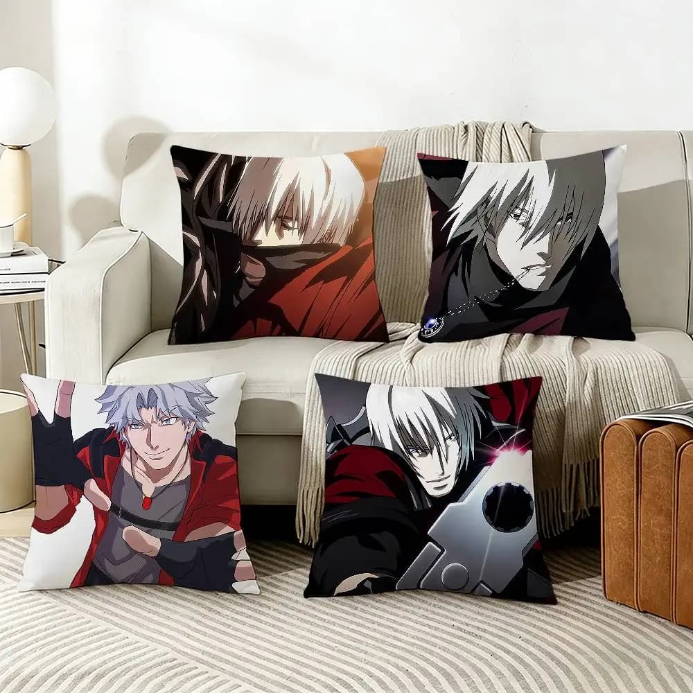 D-Devil M-May C-Cry 5 Dante DMC Federa per cuscino quadrata di varie dimensioni per la decorazione della camera da letto di casa e auto