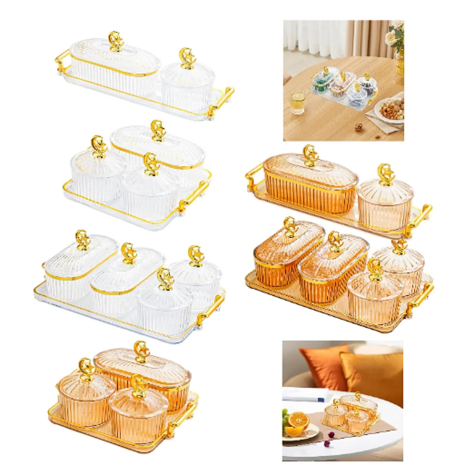 Dried Fruit Tray Airtight Pantry Jar Multifunctional Dustproof Storage Jar Candy