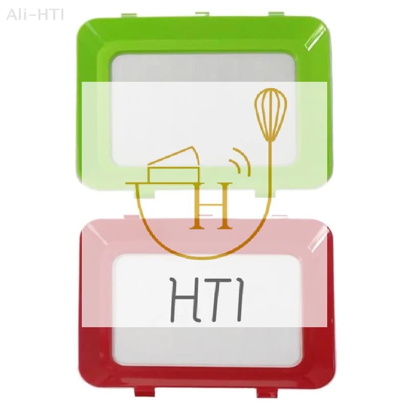 Contenitore di plastica per alimenti freschi senza BPA Vassoio riutilizzabile per la conservazione degli alimenti Contenitori creativi impilabili per la preparazione dei pasti 30 * 21 cm