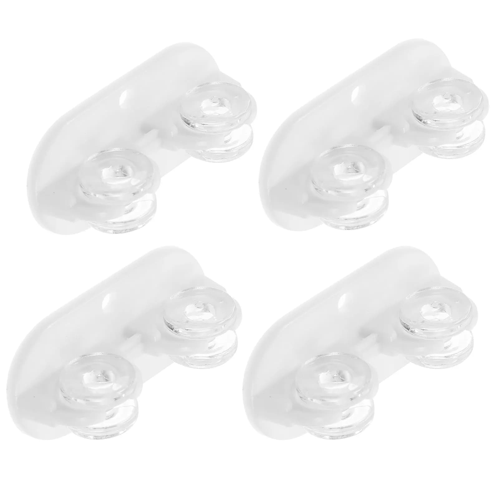 4Pcs Self-Adhesive Mini Caster Wheels Swivel Smooth Rolling for Underbed Storage Boxes Trash Cans Furniture Drawers Appliances