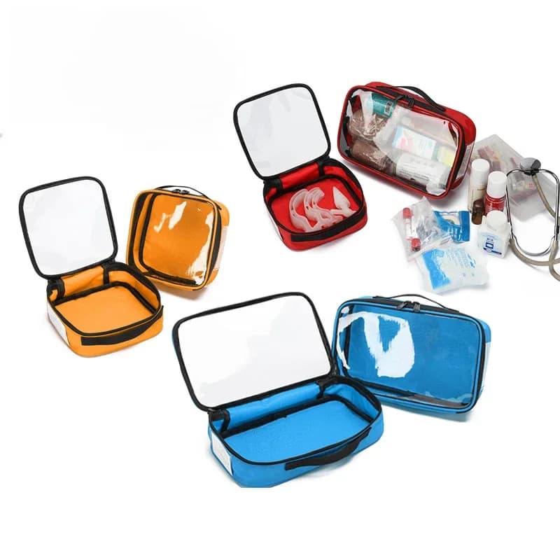 Borsa per la conservazione di medicinali domestici, kit di pronto soccorso, custodia per viaggi all'aperto, borsa medica, kit di sopravvivenza per emergenze domestiche