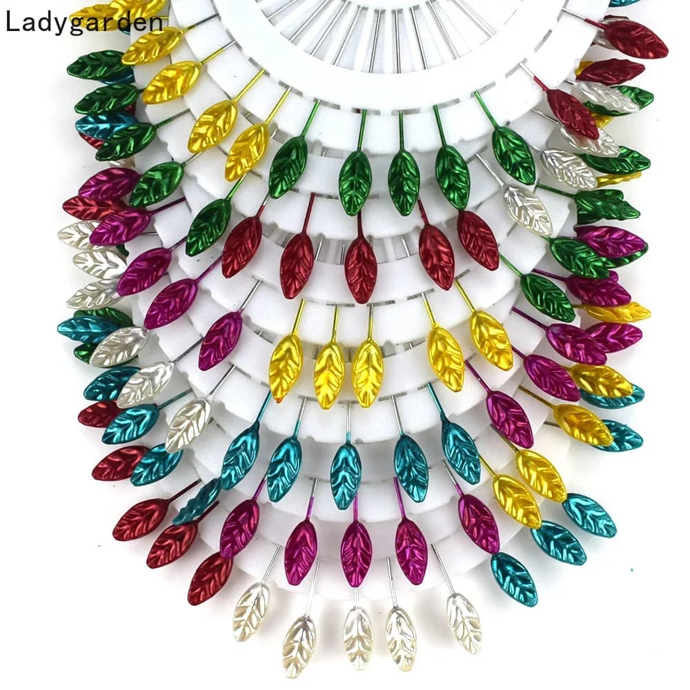 360PCS Foglie Testa Pin Matrimonio Artigianato Sartoria Patchwork Dritto Ago Per Cucire Per Ricamo Forniture Per Cucire