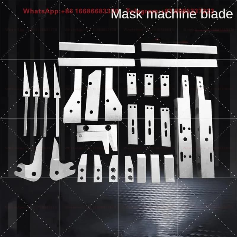 long blade knife 110X12.5X3MM for N95 mask machine Right scissor piece fixed strip 35x11x2.5mm scissor CUTTER piece fixed strip
