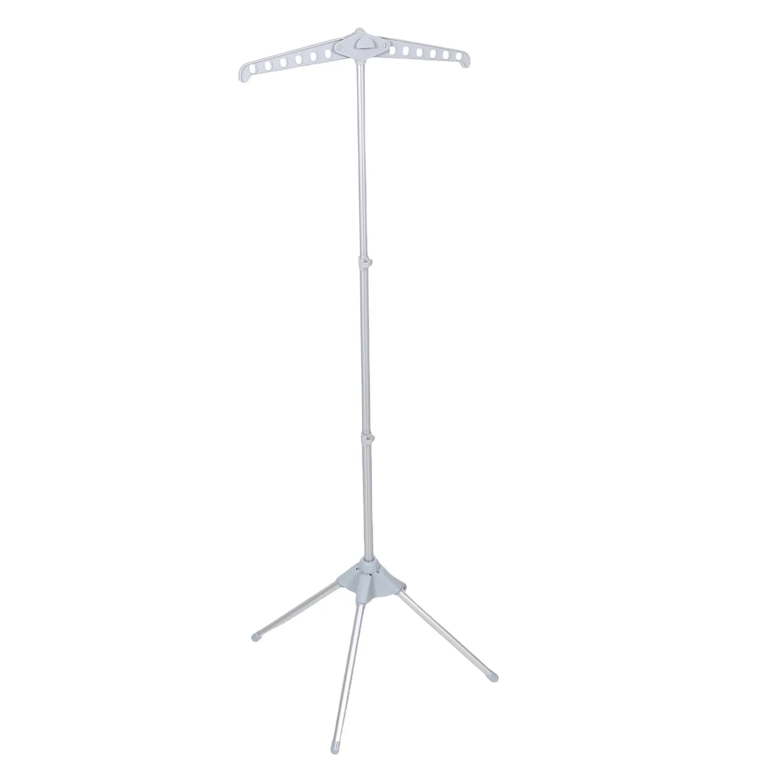 Stendibiancheria Pieghevole in Lega di Alluminio, Supporto Telescopico per Stiratura a Vapore, Rastrelliera Portatile per Stiratura a Vapore, Altezza Regolabile