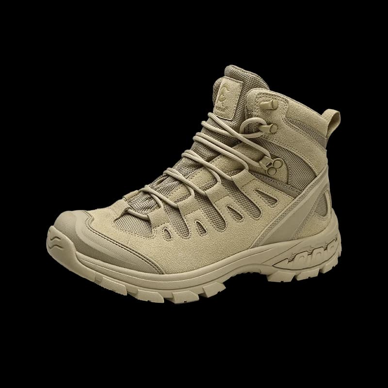 VIPOL Men's military boots tactical boots high top waterproof breathable desert boots ultra light outdoor hiking shoes