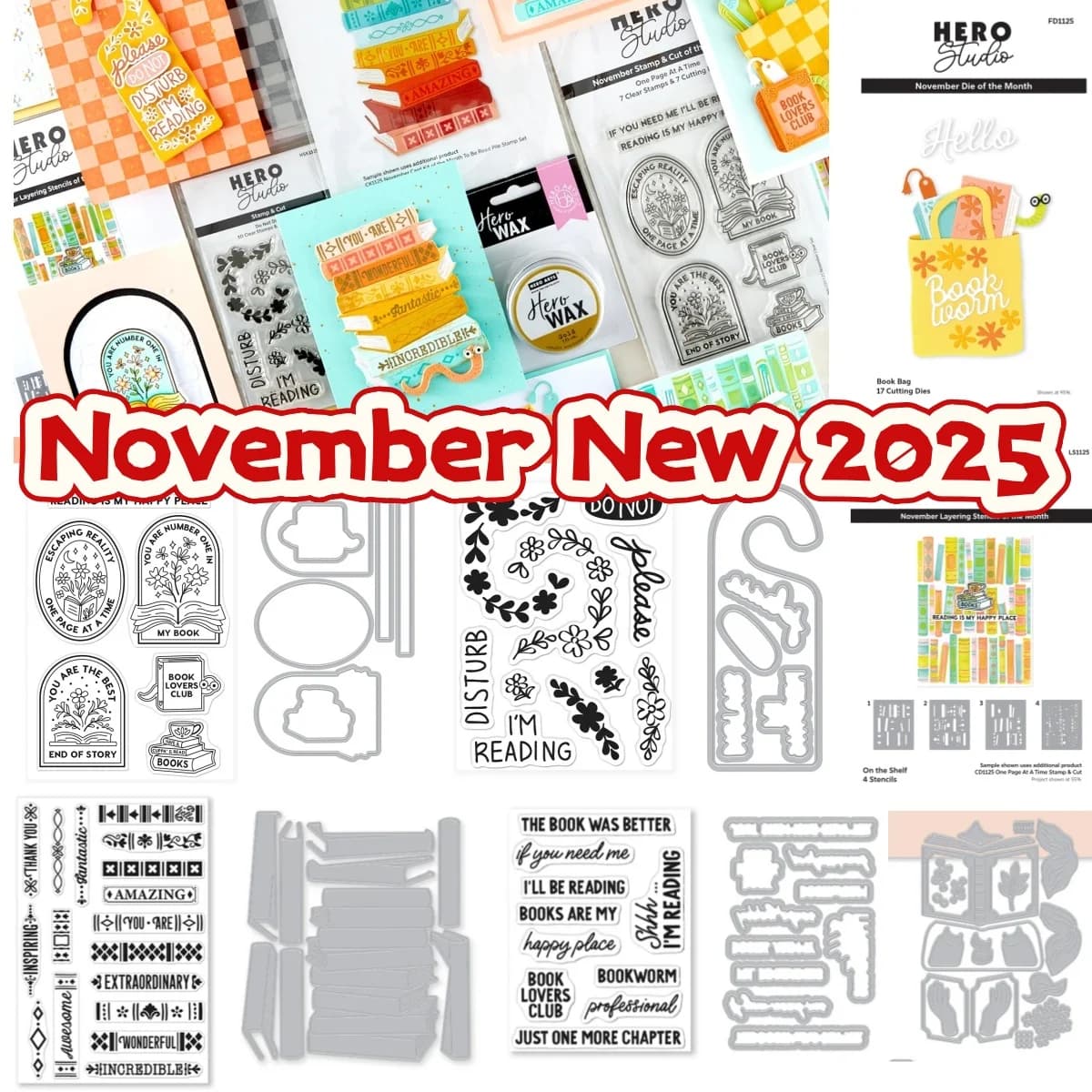 Libri Borsa per fiori Fustelle in metallo Timbri trasparenti Stencil per biglietti d'auguri fai-da-te Creazione di decorazioni artigianali per scrapbooking 2025 Nuovo