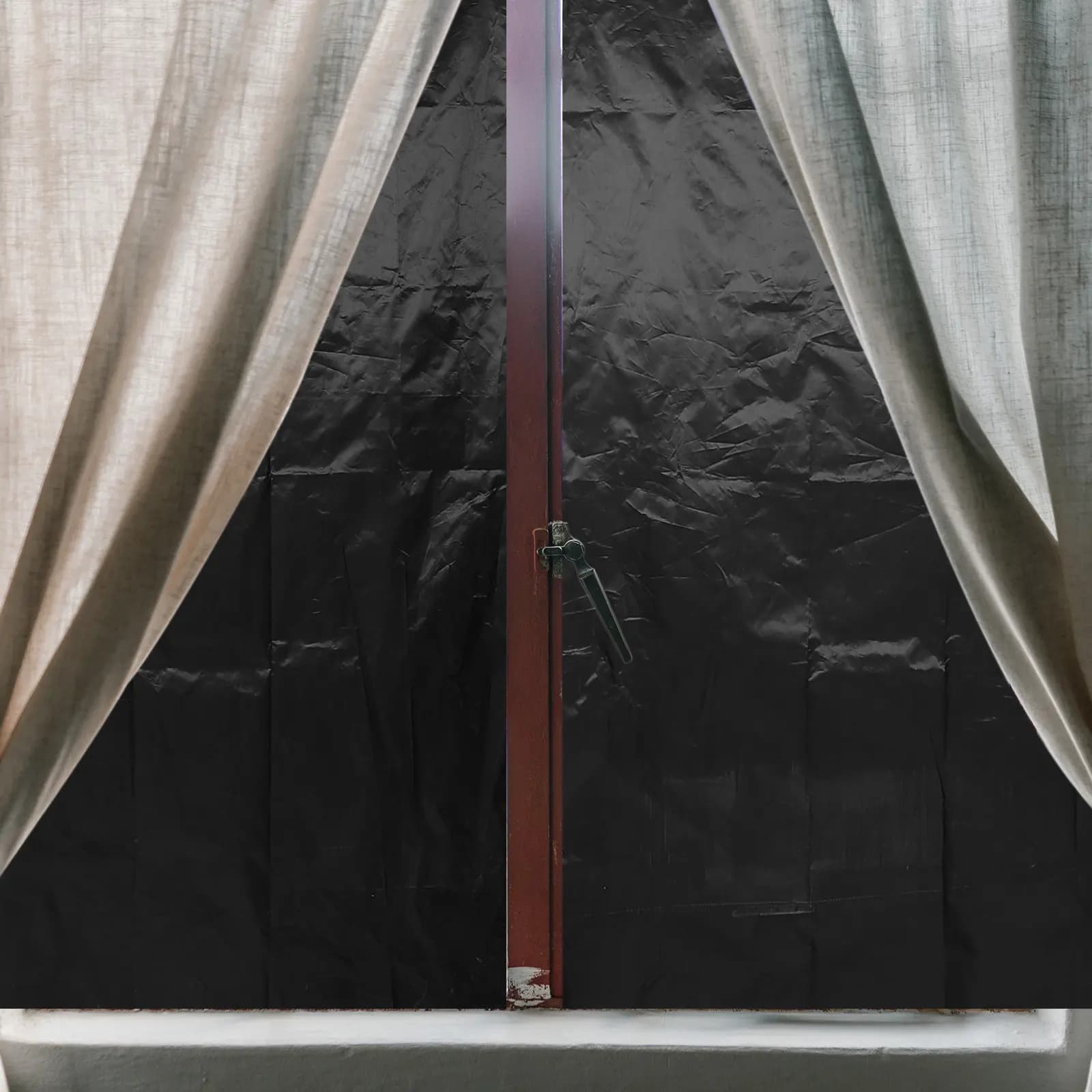 1Set Travel Blackout Curtains Lightweight Blackout Blinds for Windows Cuttable DIY Shade Full Darkness Sleep Environment Nursery