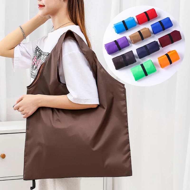 Borsa per la spesa pieghevole Borsa per la spesa da viaggio riutilizzabile Borsa ecologica con una spalla per borsa da viaggio con stampa di cactus dei cartoni animati