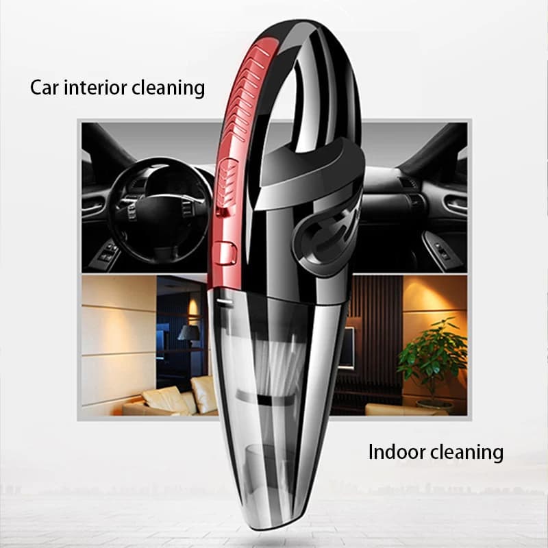 Aspirapolvere per auto Modello di ricarica wireless portatile Aspirapolvere per interni per auto di piccole dimensioni ad alta potenza 1 set