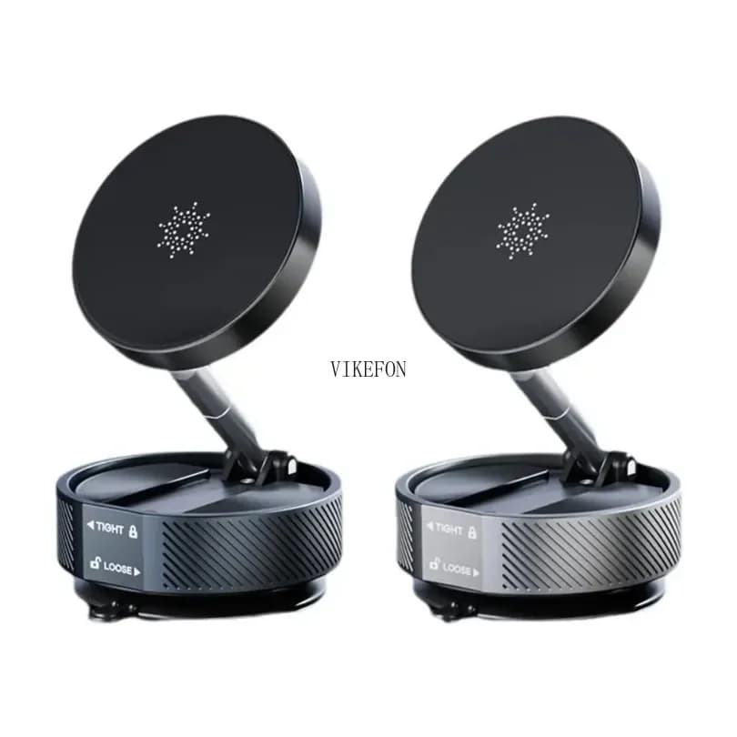 Supporto per auto con ventosa magnetica per telefono con rotazione a 360 gradi per Magsafe iPhone 16 15 14 13 12 Supporto girevole pieghevole per vuoto elettrico