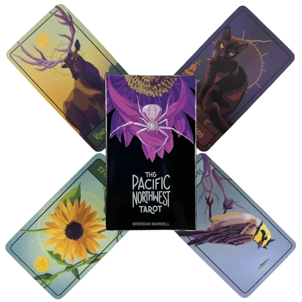 Il Tarocchi del Pacifico nordoccidentale Destino Divinazione Tarocchi Oracle Deck Party Intrattenimento Giochi da tavolo per predizione del futuro