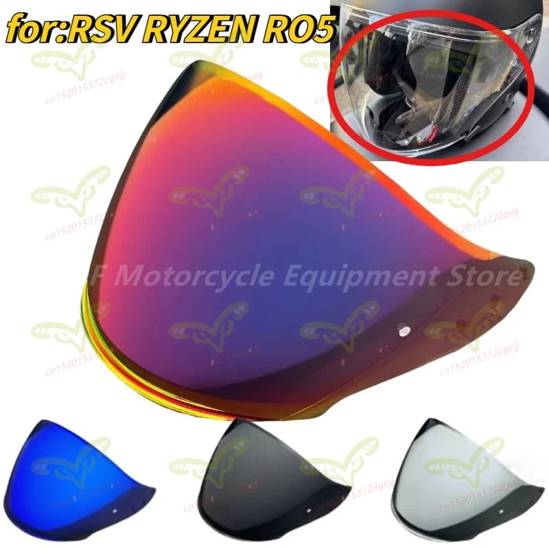Lente per Casco Moto Giorno e Notte, Selezione Multicolore Universale, Alta Definizione, Protezione Solare, Adatta per RSV RYZEN RO5