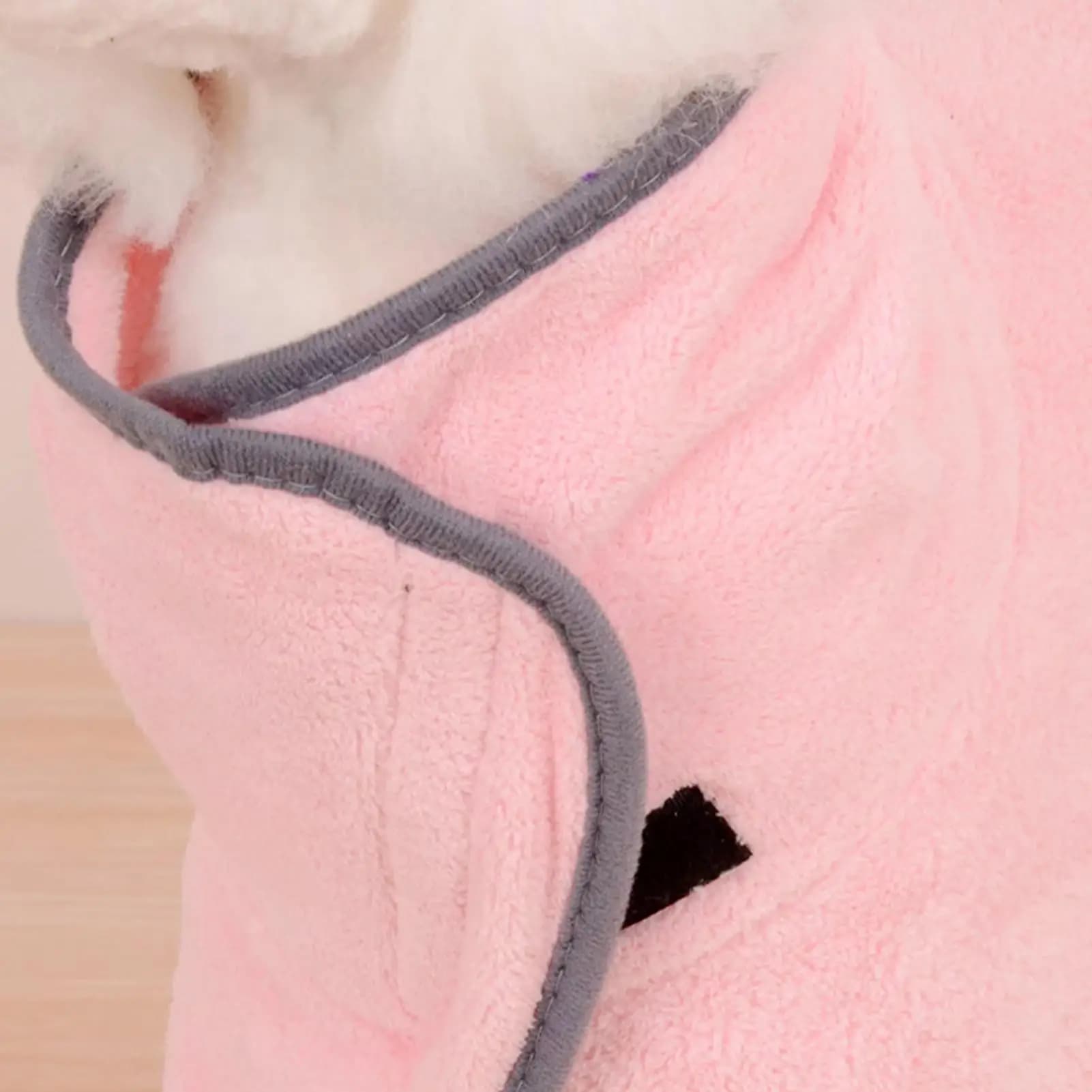 Puppy Towel Soft Fleece Absorbent Robe Pet Cat Towel Bathing Supplies For Small Medium Breed Kitten Pet Home Travel Daily