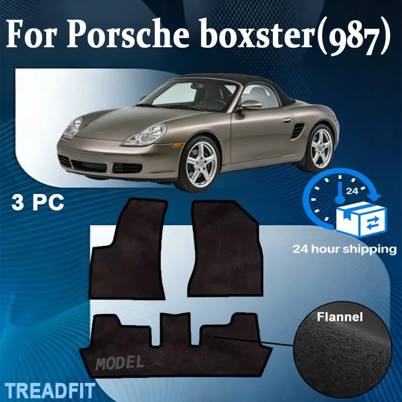 Nylon Car Floor Mats Carpet Rugs For Porsche boxster(987)2004-2012 Anti-slip Stylish Odorless Flame retardant Waterproof