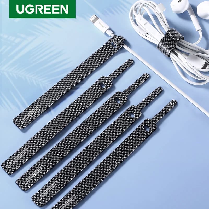 UGREEN Cable Organizer Cable Holder protezione del cavo per iPhone Mouse auricolare Wire Winder USB Cable Management Charger Protector