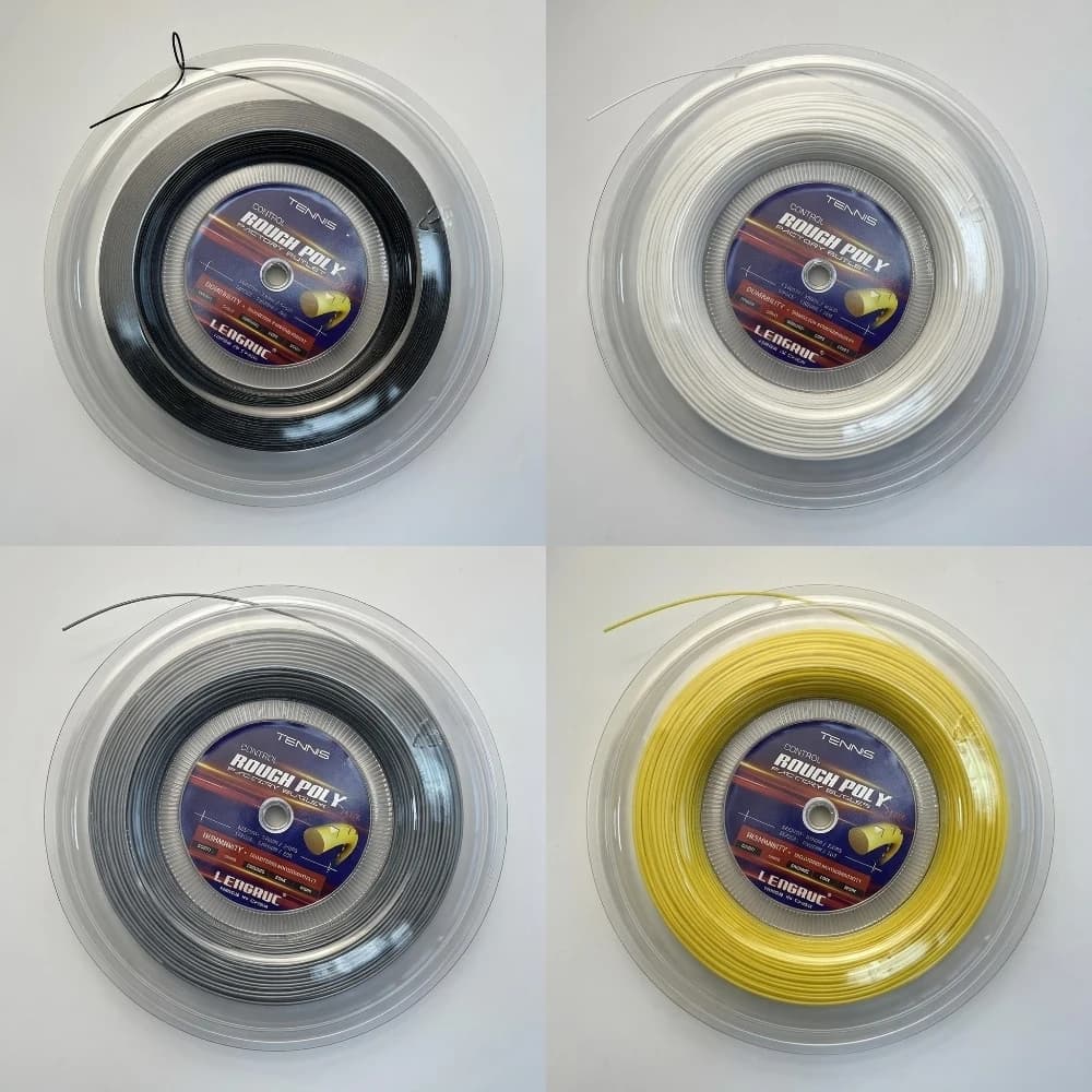 Corda da tennis resistente e ruvida da 1,30 mm, bobina da 200 m / Corde da tennis in poliestere