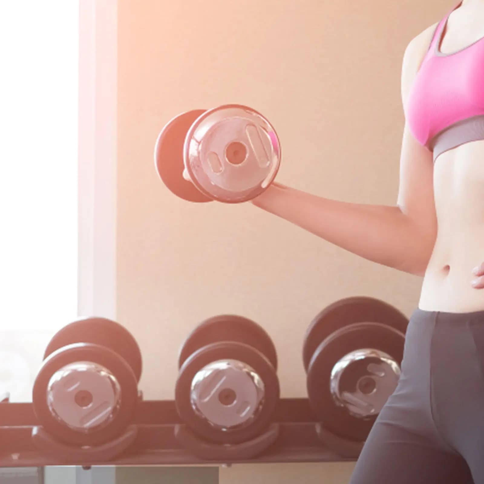 Supporto per Manubri in Plastica Resistente all'Usura, Robusto Porta Manubri per Palestra, Casa, Allenamento, Accessorio Fitness, Rastrelliera per Manubri
