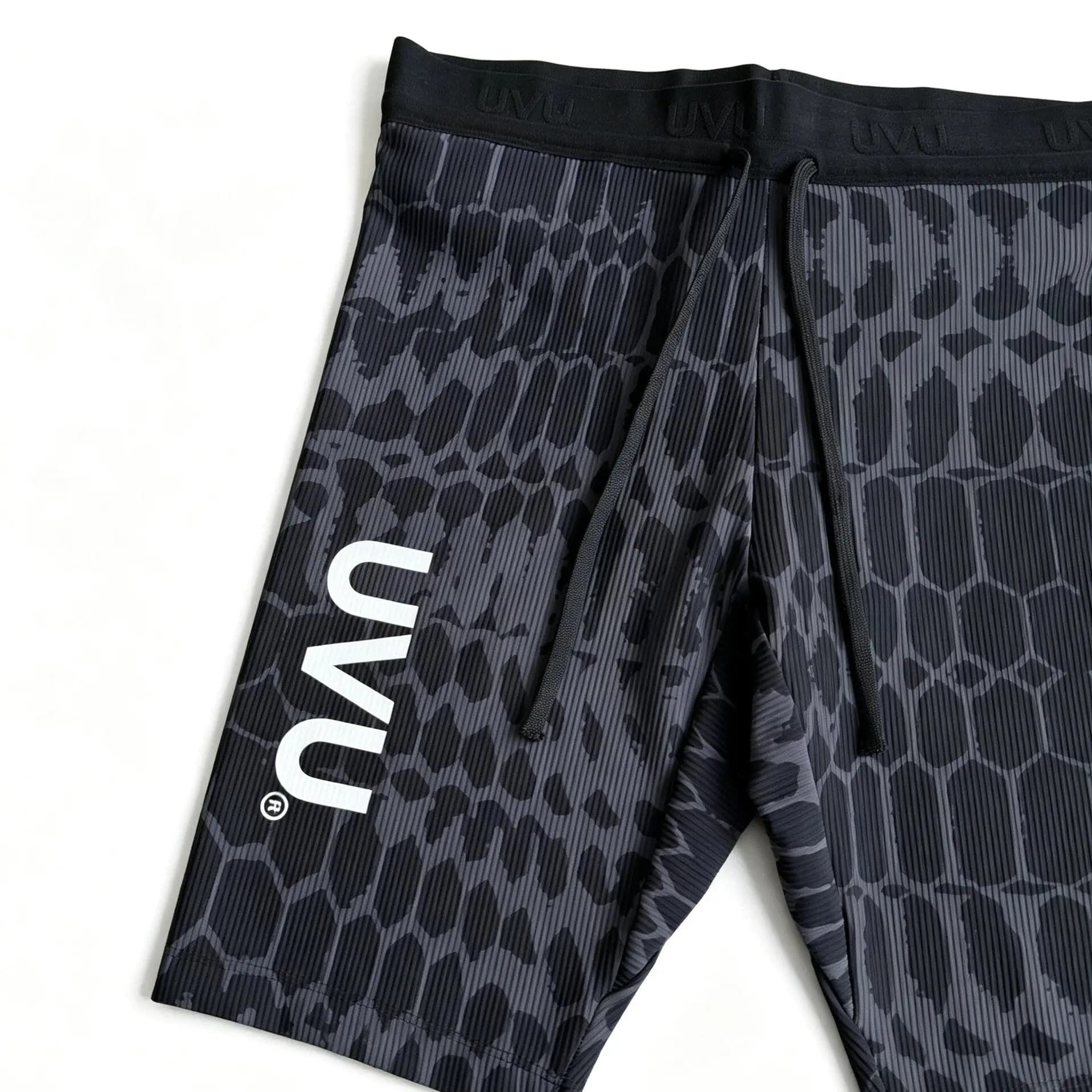 UVU running fitness cycling sports tight elastic compression turtle crack quick drying breathable shorts