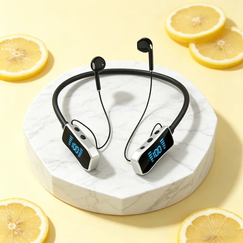 TWS Wireless Headphone Bluetooth Earphones Magnetic Neckband Sport Waterproof Blutooth Headset with Mic Noise Cancell