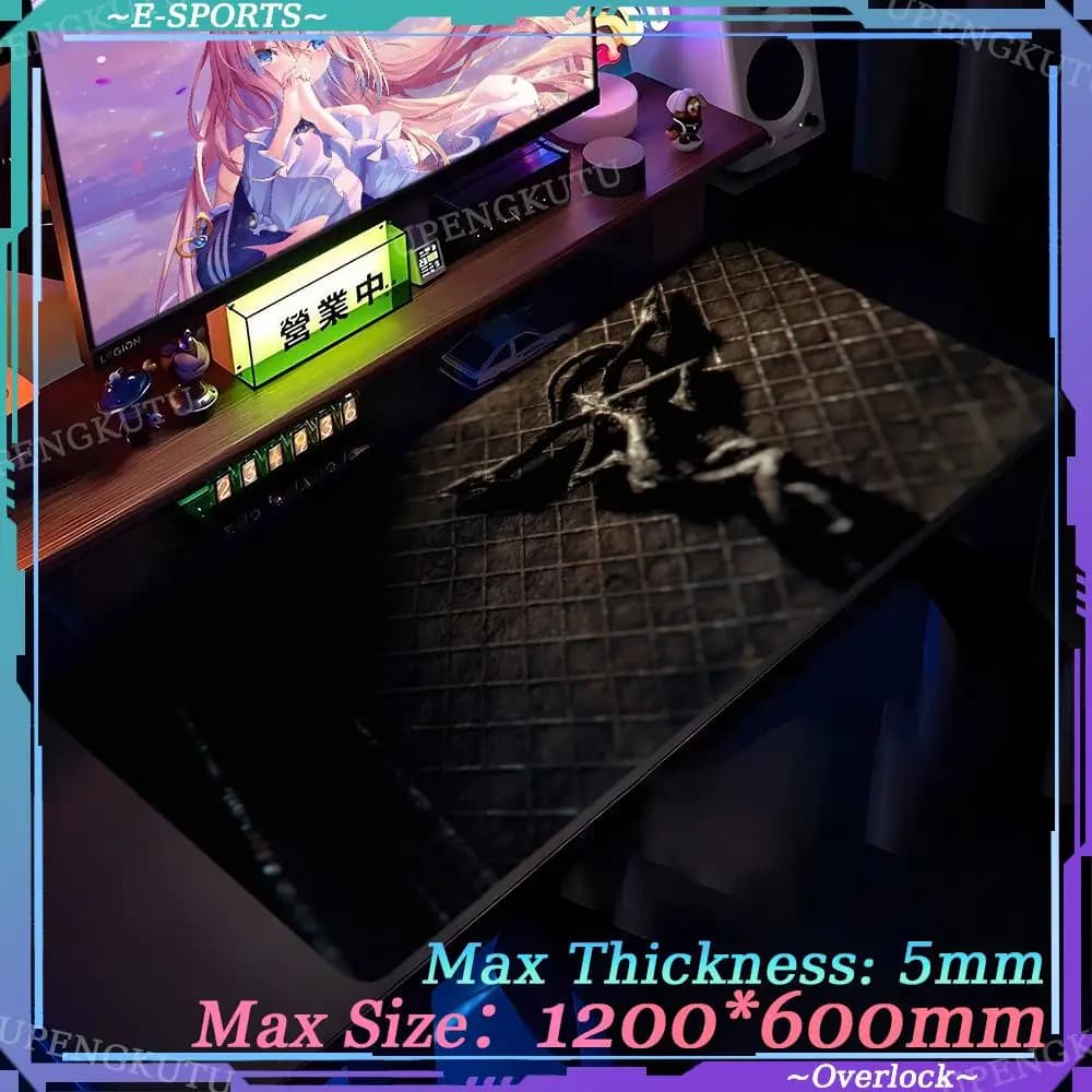 Rubber anti-skid pads Desktop protective pads DIY gaming computer Mouse Floor mats Locked edge Oversized R_resident_Evil_4
