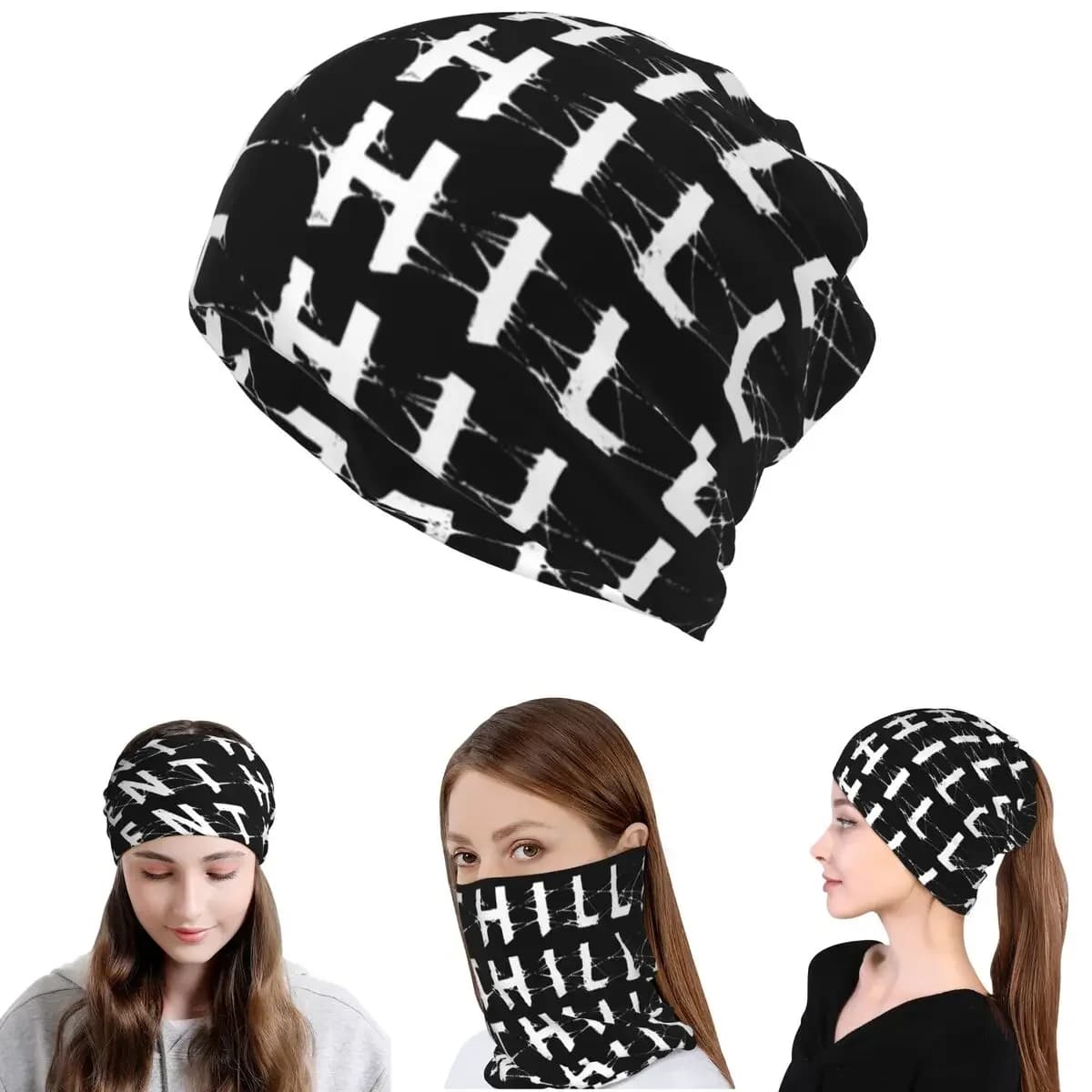 Silent Hill F Horror Game Bandana Neck Cover Wrap Scarf Multifunction Face Mask Beanies Hat for Men Women Adult Washable