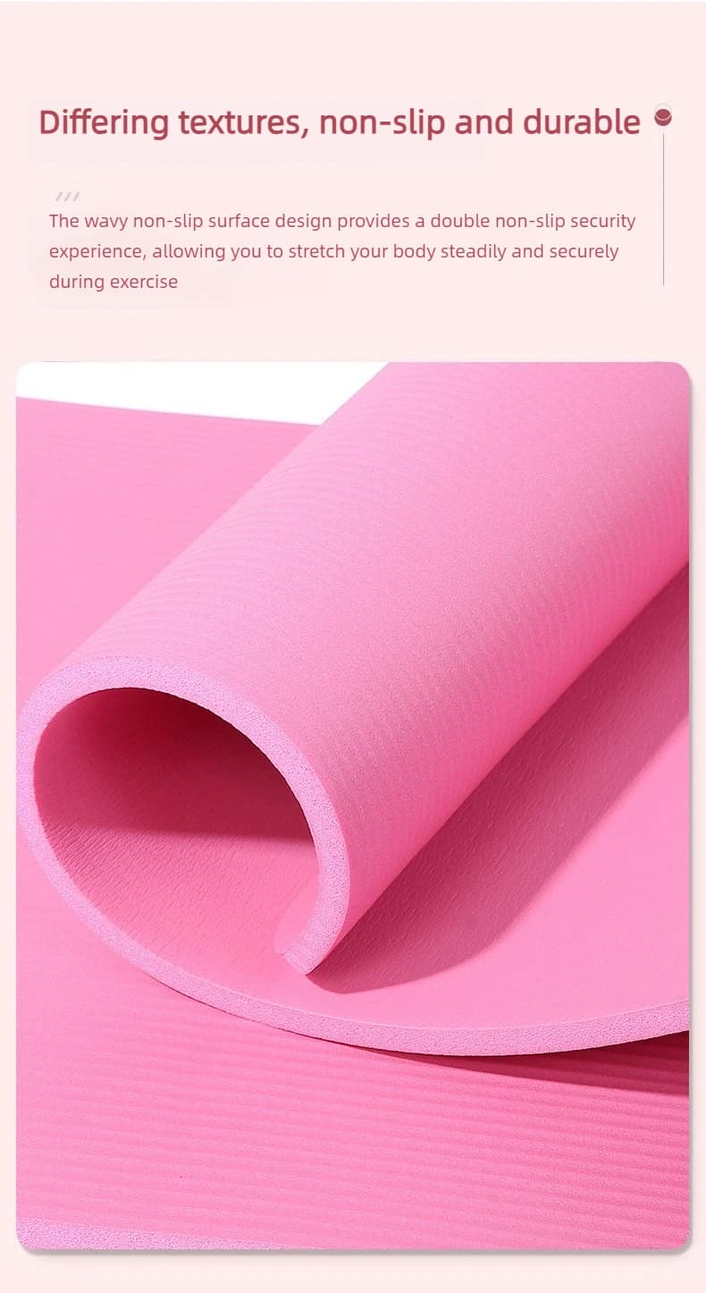 Lezyan 1.0/1.5 cm Manufacturers Wholesale NBR Yoga Mat Unscrupulous Ampliato Sport Dance Gym Exercise Gymnastics Training