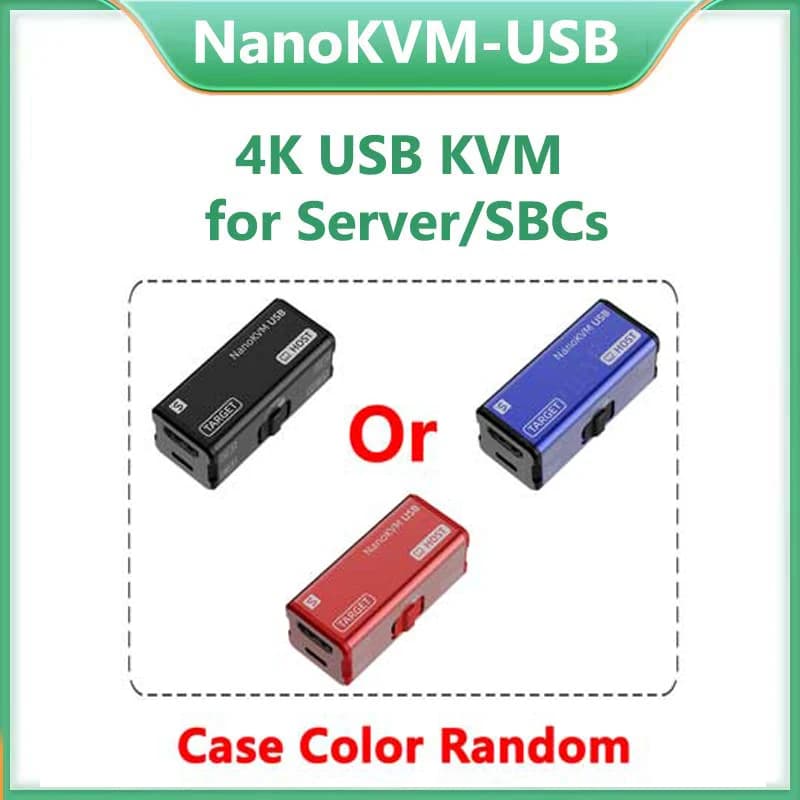 Sipeed NanoKVM-USB KVM USB HDMI 4K with fingers size for SBC/Server