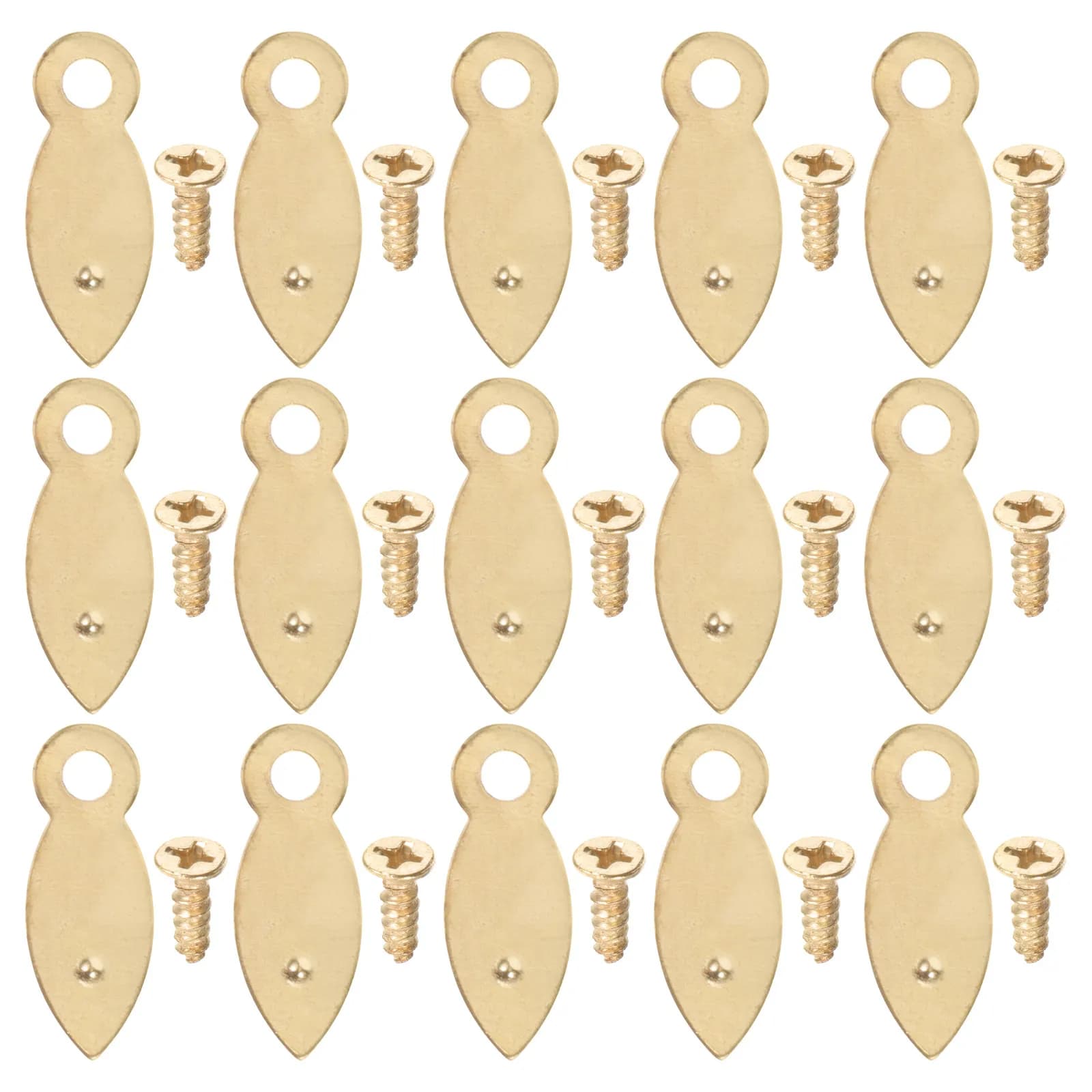 100 Pieces Metal Fittings for Frames, Photo Frame Accessories, Resistant Fixing Plate, Easy Installation and Use