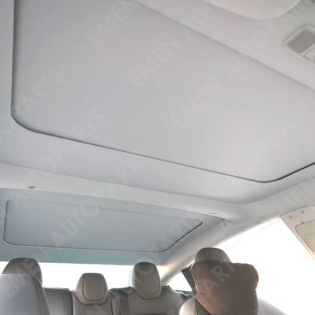 Voice Controlled Smart Electric Auto Sunshade for Tesla Model 3 Automatic Retractable Roof Sun Blind Plug & Play Car Accessories