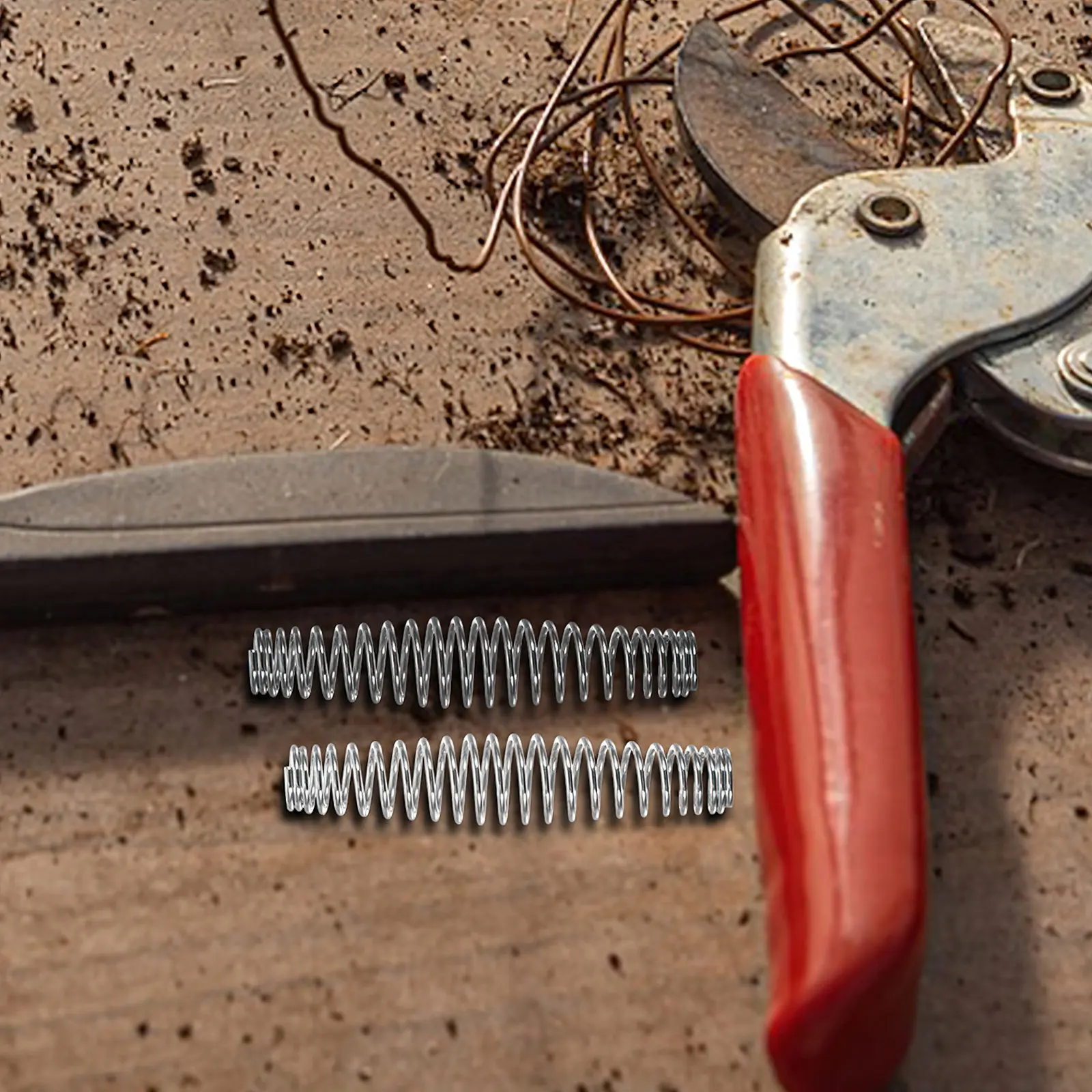 10 Parts Stainless Steel Spare Parts for Garden Scissors, Parts for Power Shears to Bypass for Precision Cutting